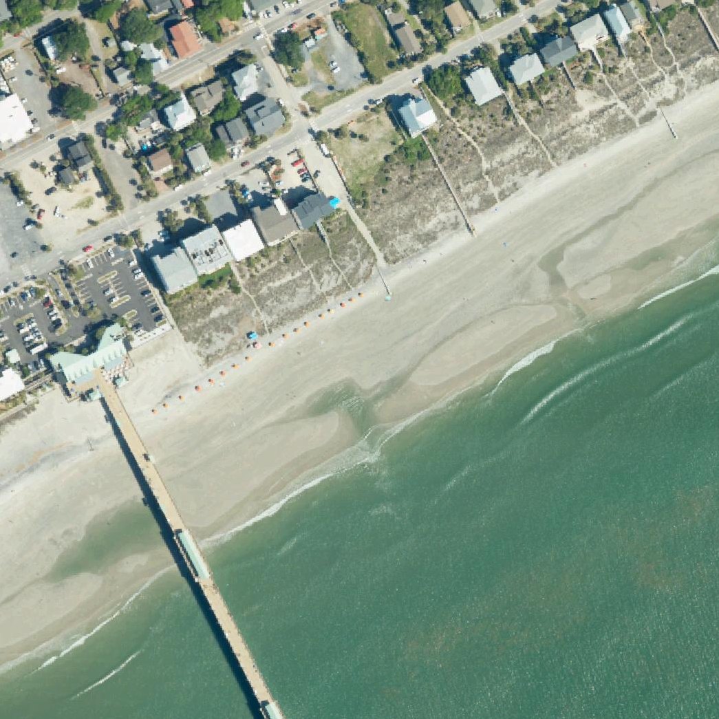 Aerial map of Public Beach Access - 2nd St E