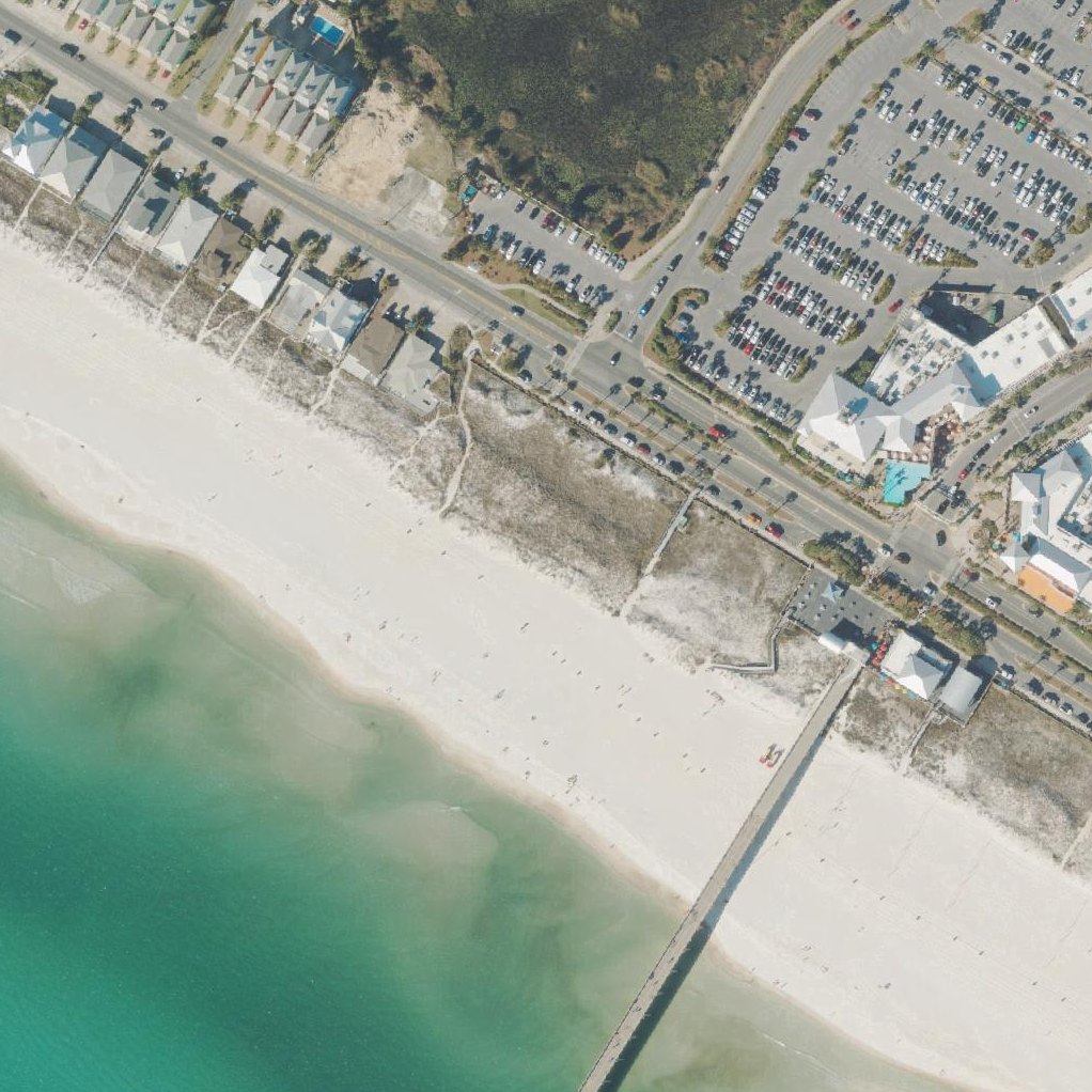 Aerial map of Public Beach Access 58