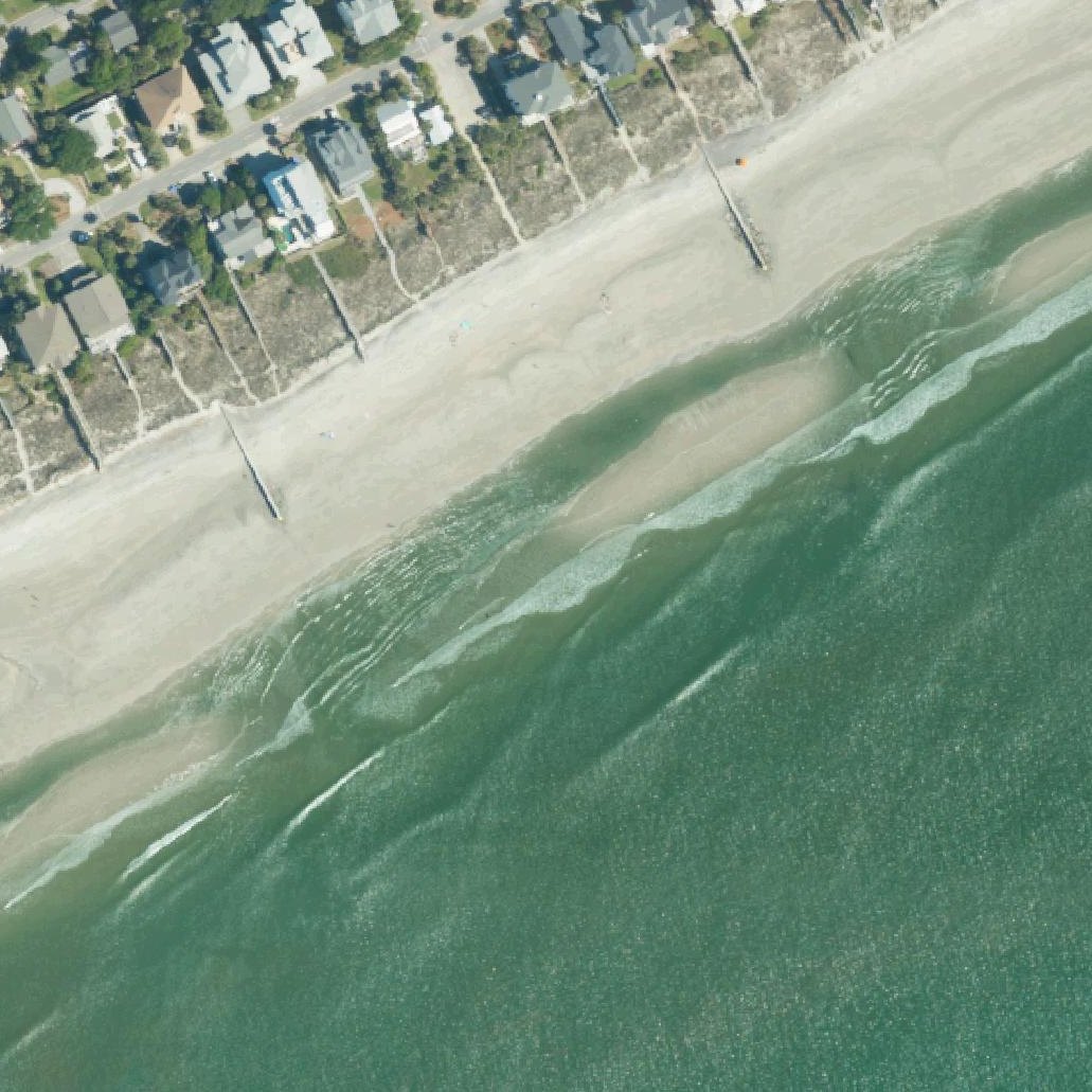 Aerial map of Public Beach Access - 5th St. E