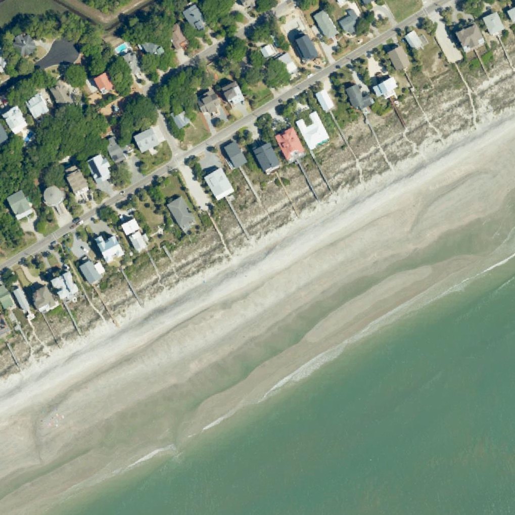 Aerial map of Public Beach Access - 5th St W
