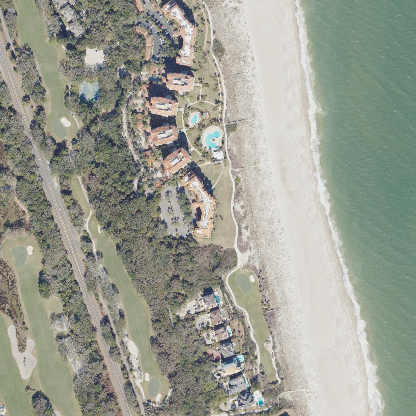 Aerial map of Public Beach Access