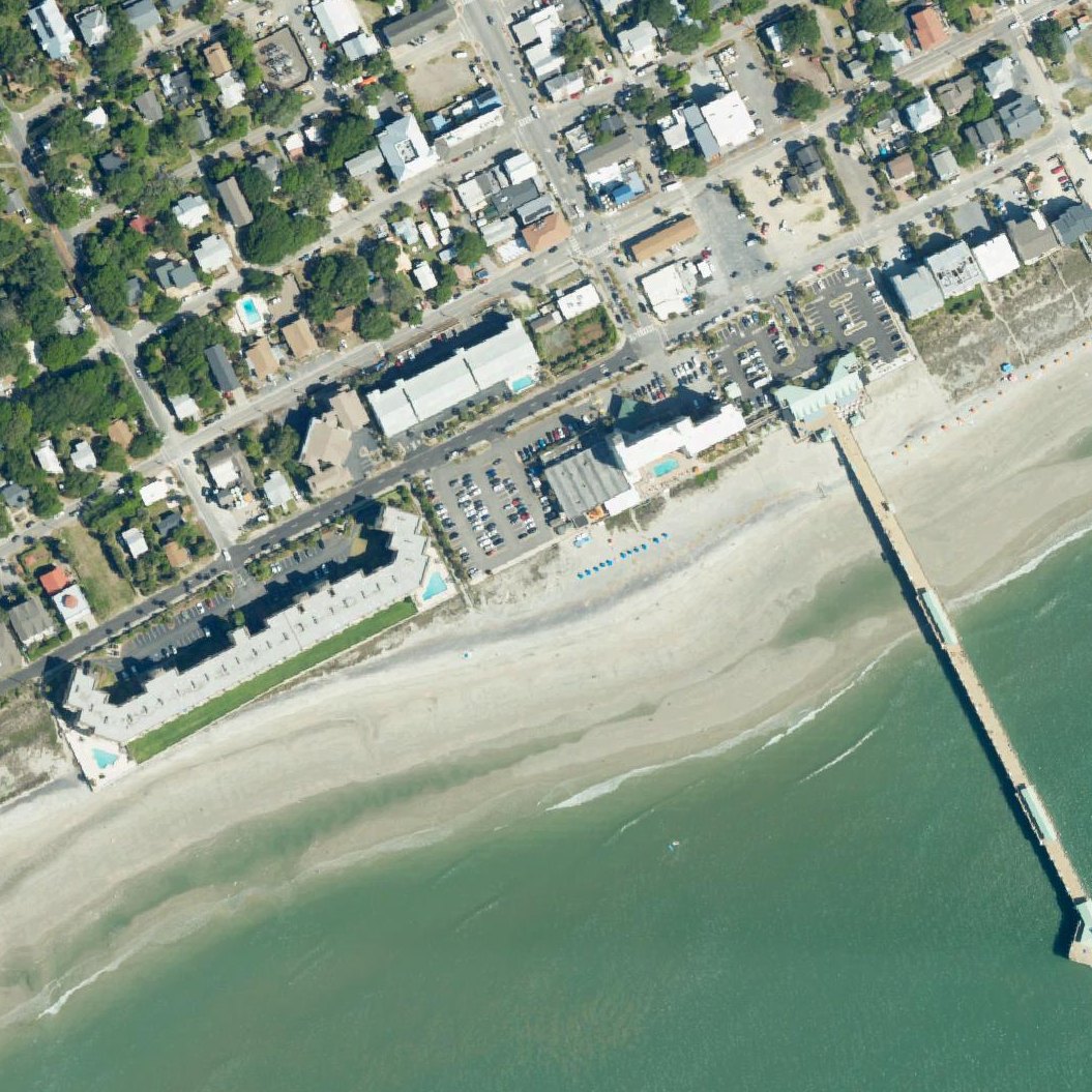 Aerial map of Public Beach Access