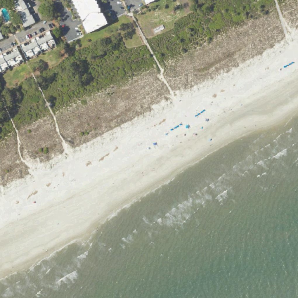 Aerial map of Public Beach Access