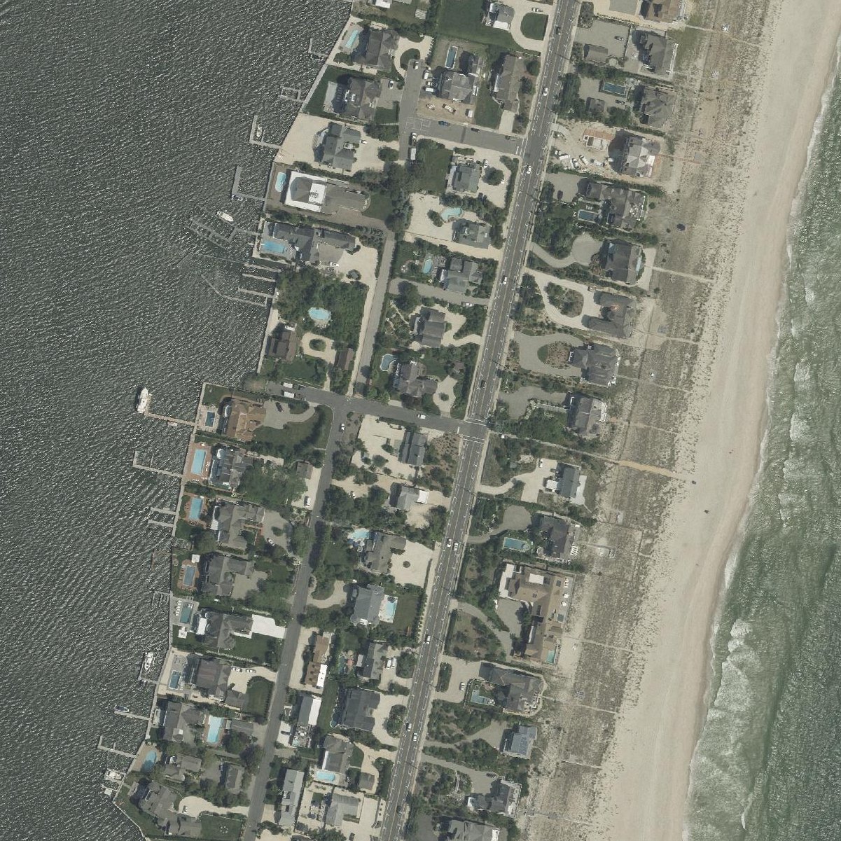 Aerial map of Public Beach Access