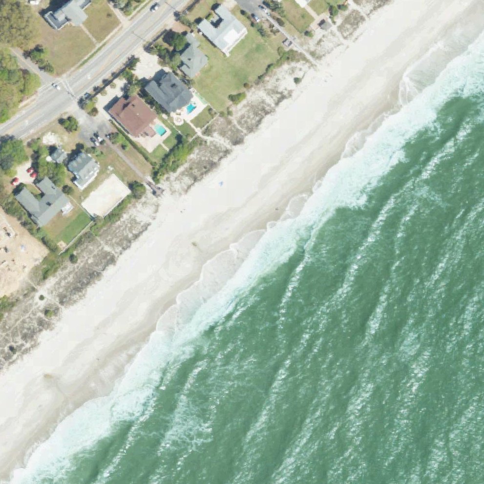 Aerial map of Public Beach Access