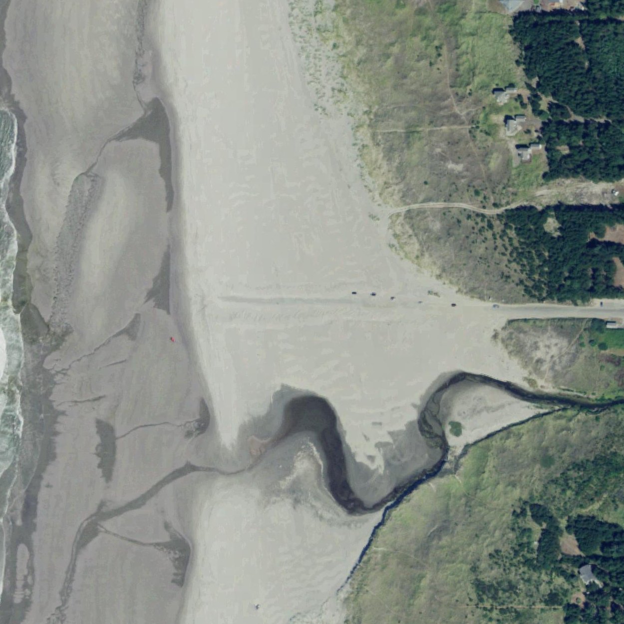 Aerial map of Public Beach Access