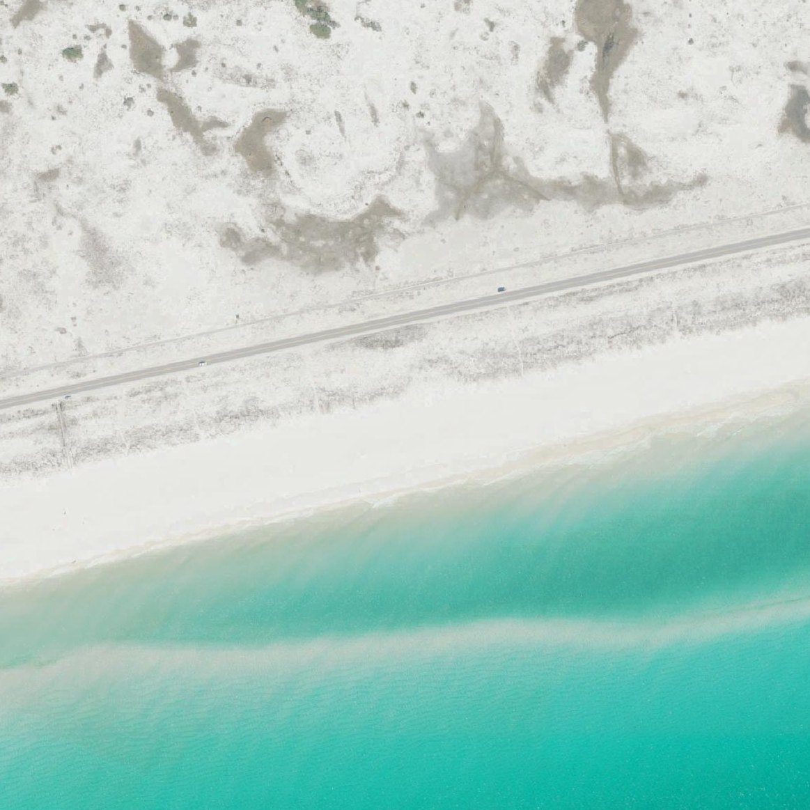Aerial map of Public Beach Access