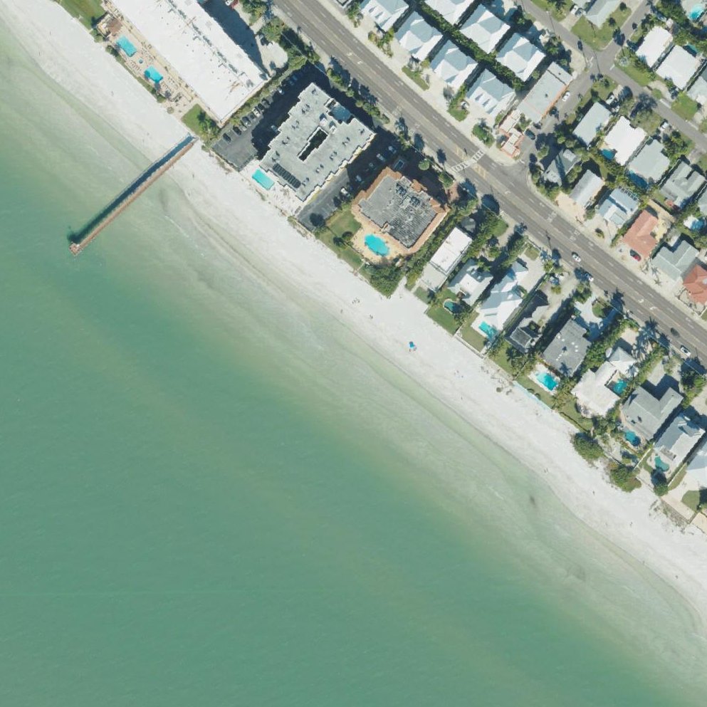Aerial map of Public Beach Access