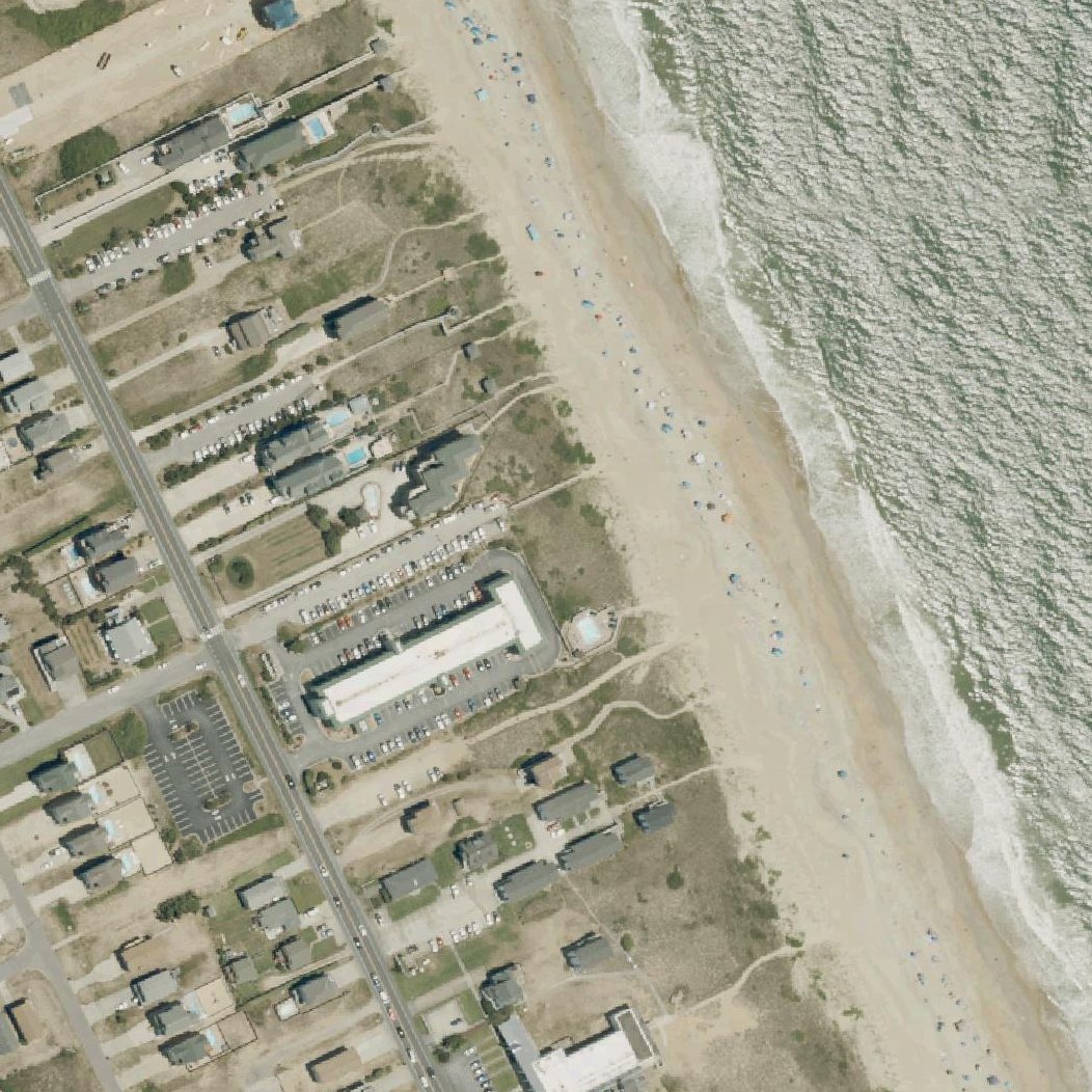 Aerial map of Public Beach Access - Sutton Avenue