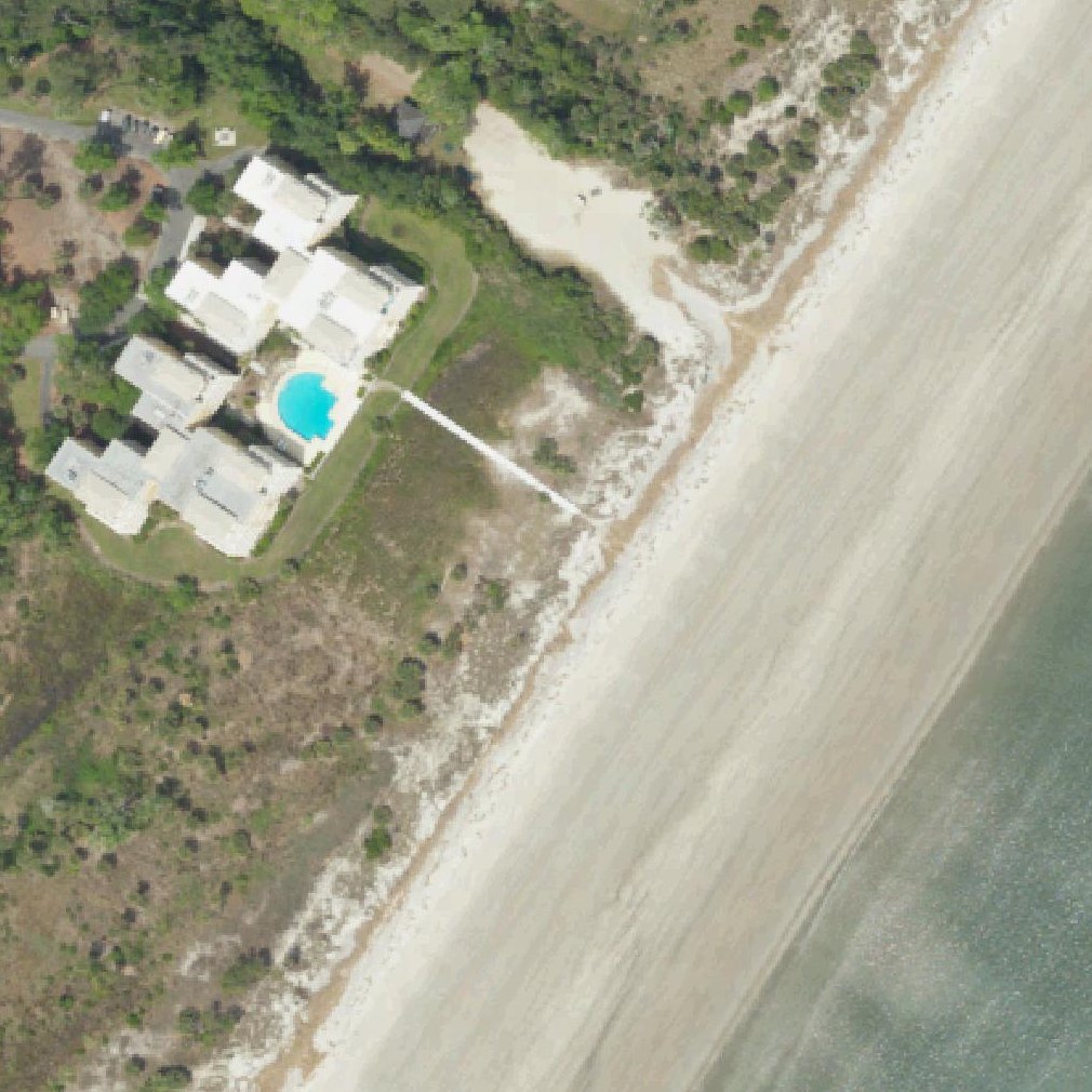 Aerial map of Public Beach