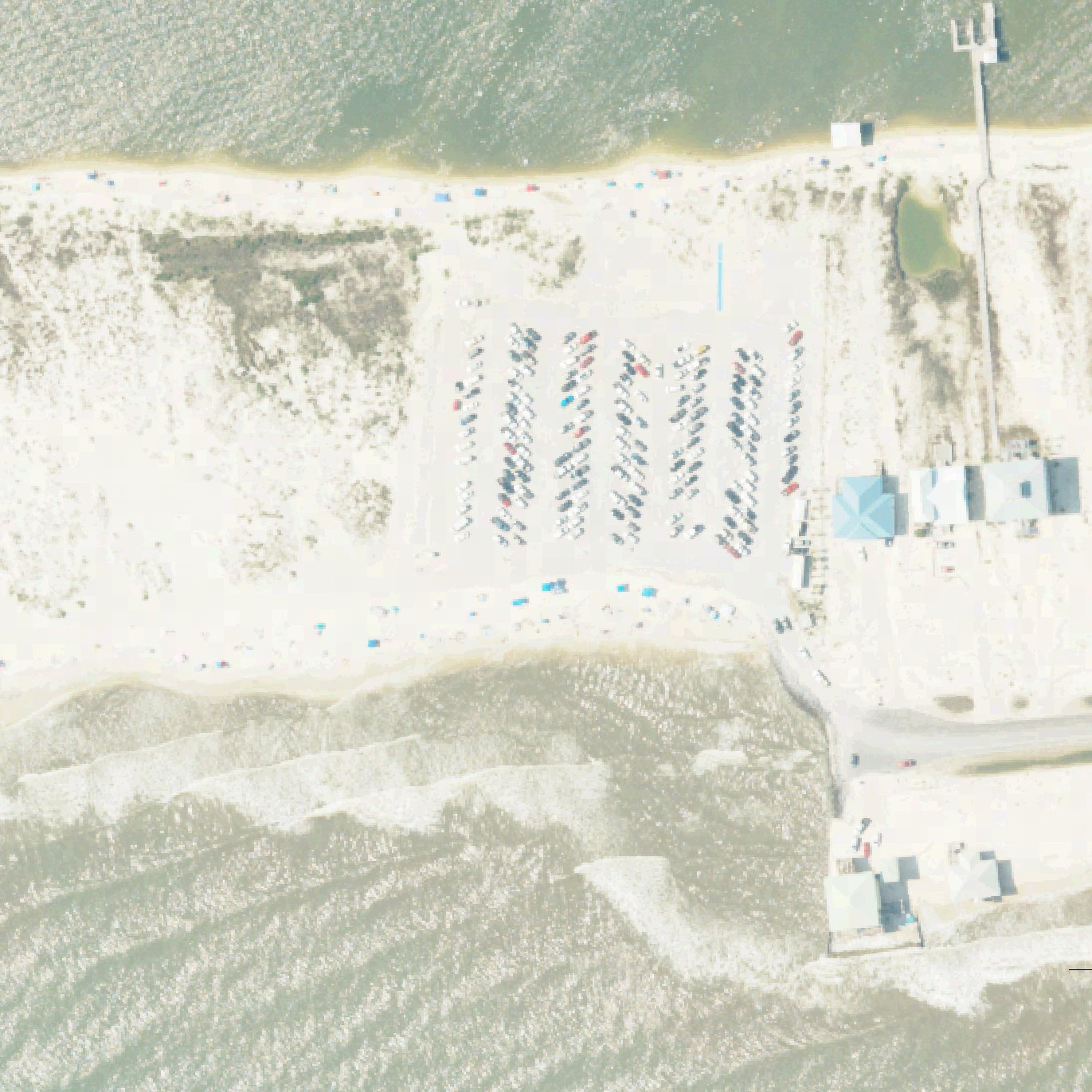 Aerial map of Public beach