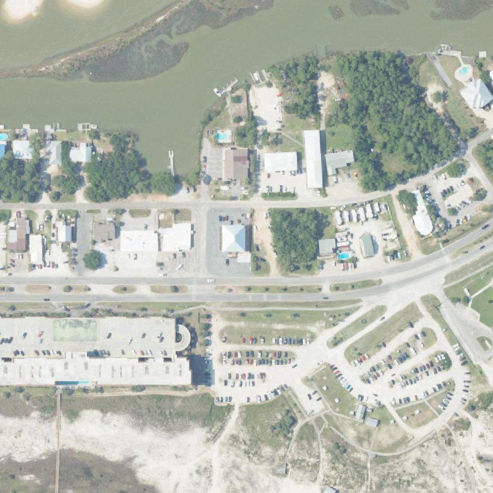 Aerial map of Public Beach