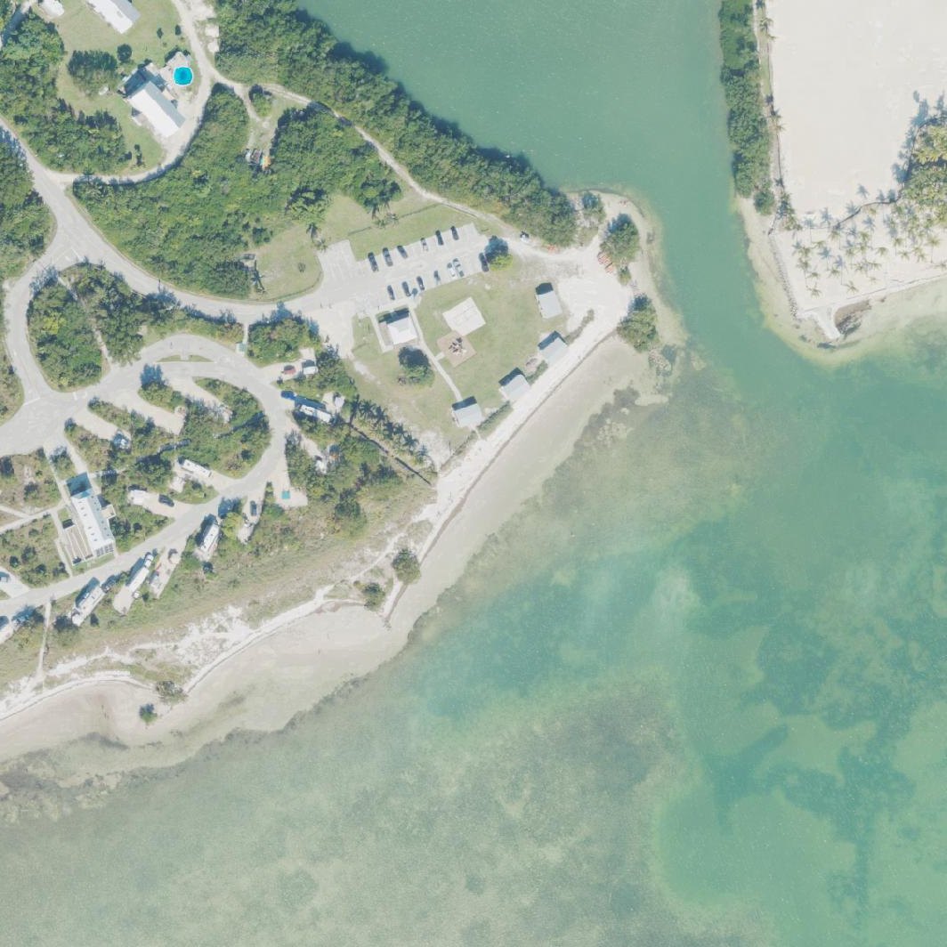 Aerial map of Public Beach