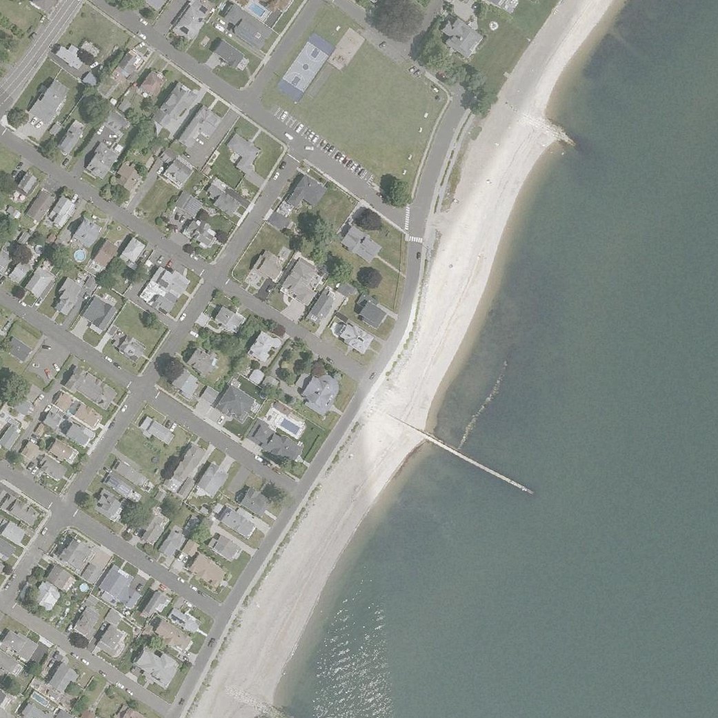 Aerial map of Public beach