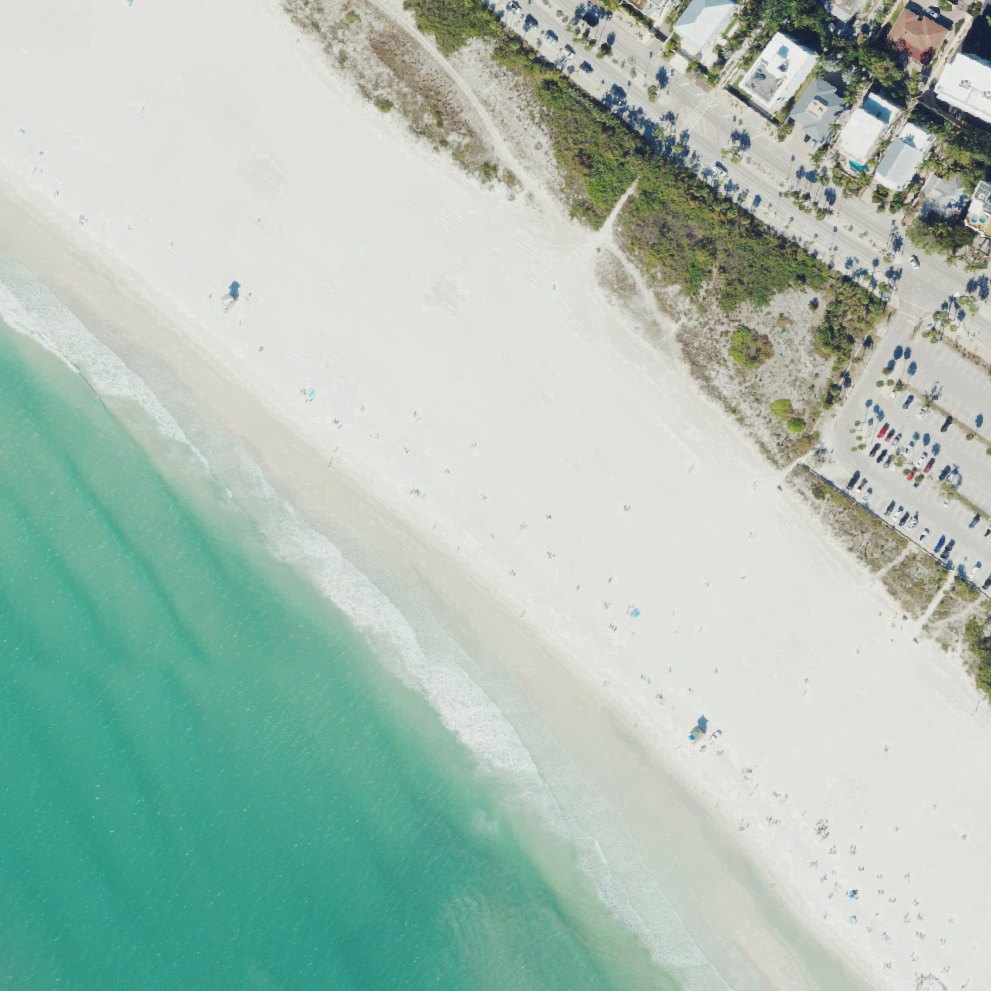 Aerial map of Public beach
