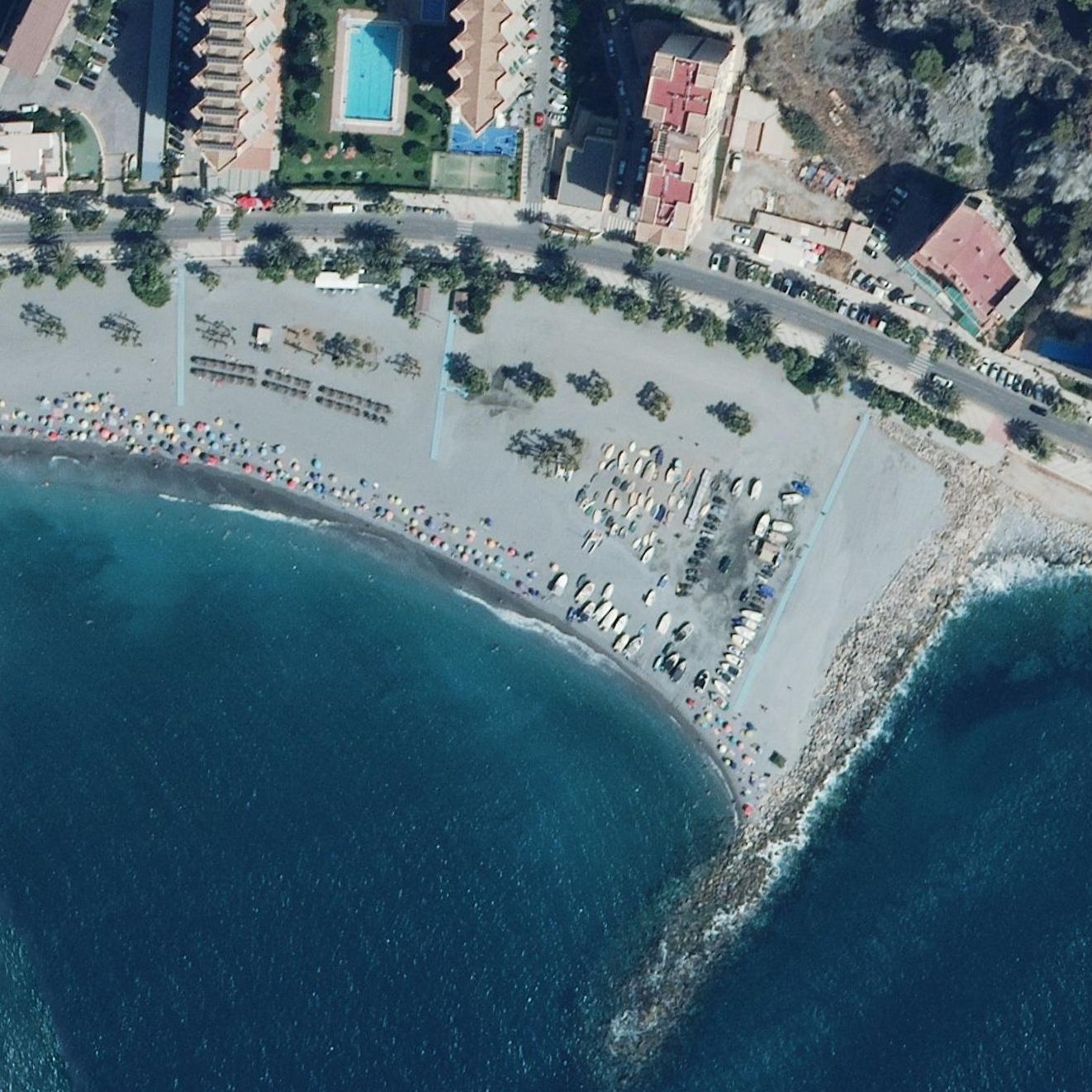 Aerial map of Puerta del Mar/Fuentepiedra