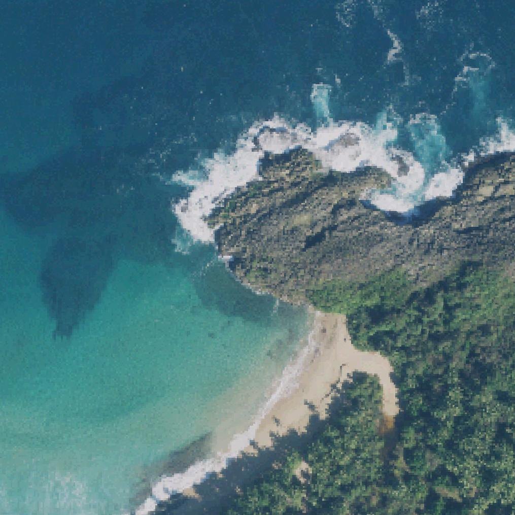 Aerial map of Punta Boquilla