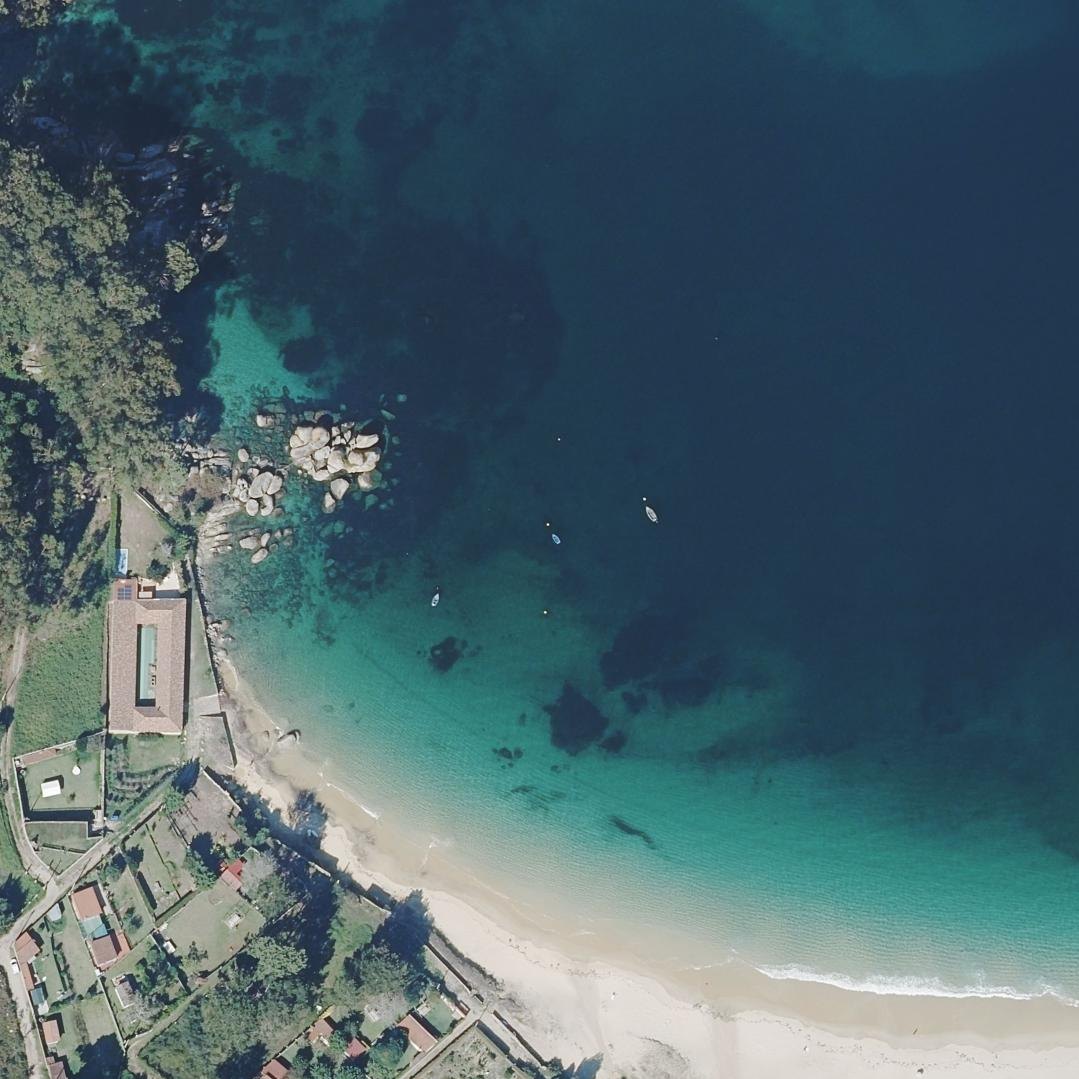 Aerial map of Punta da Mourisca