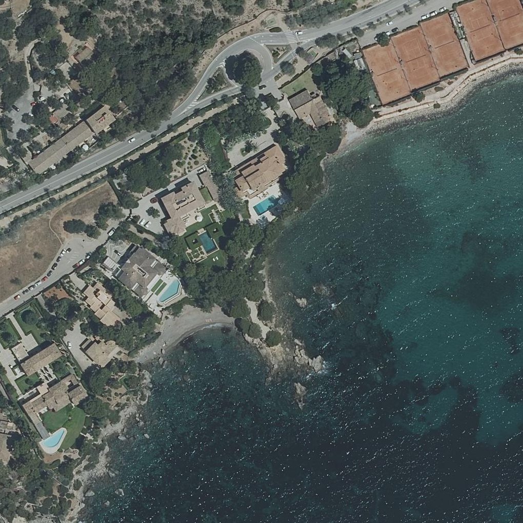 Aerial map of Punta des Carregador