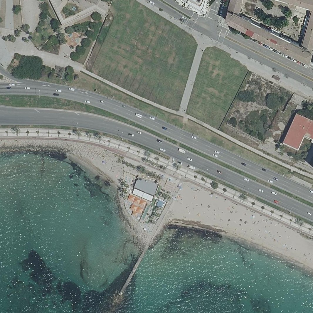 Aerial map of Punta des Gas