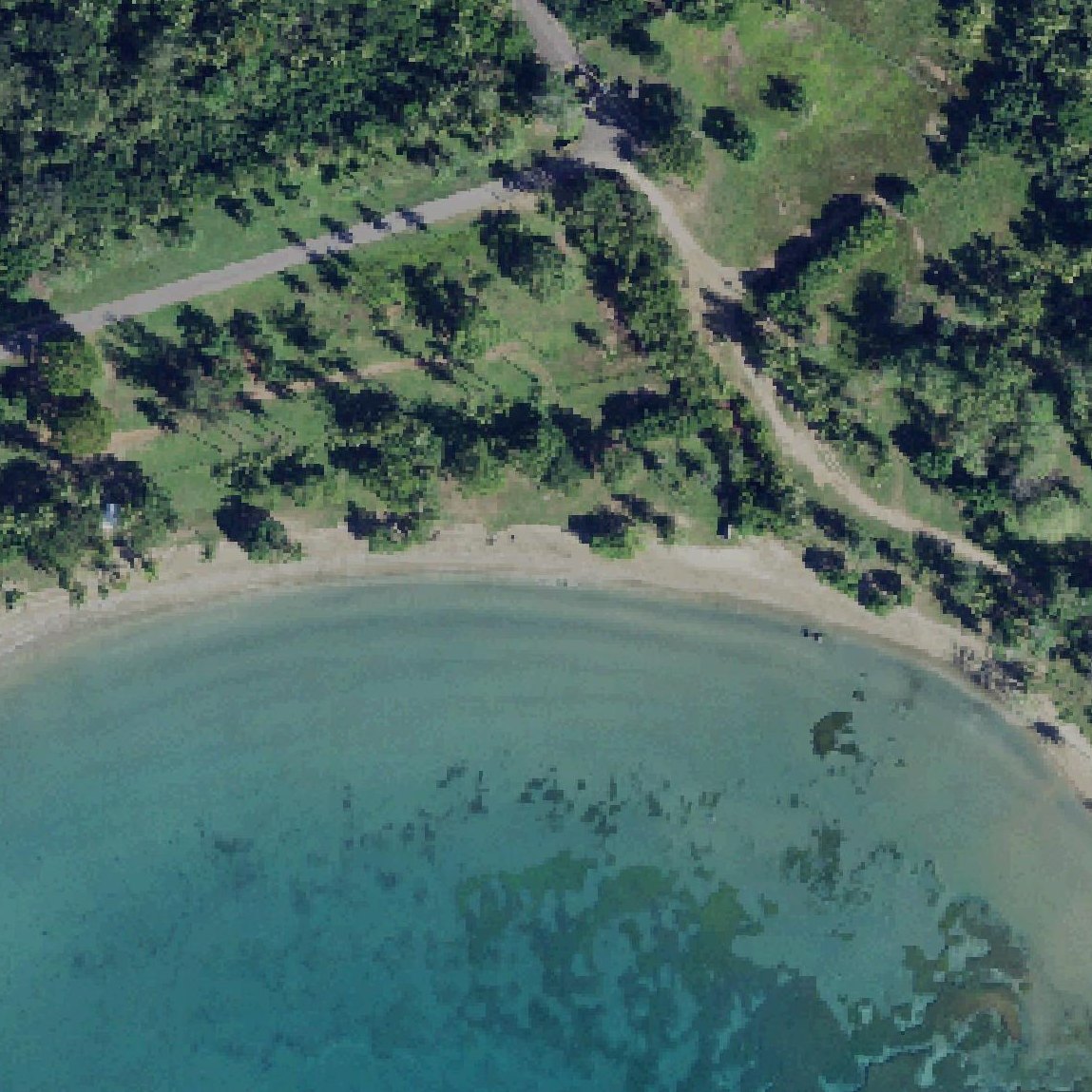 Aerial map of Punta Guilarte