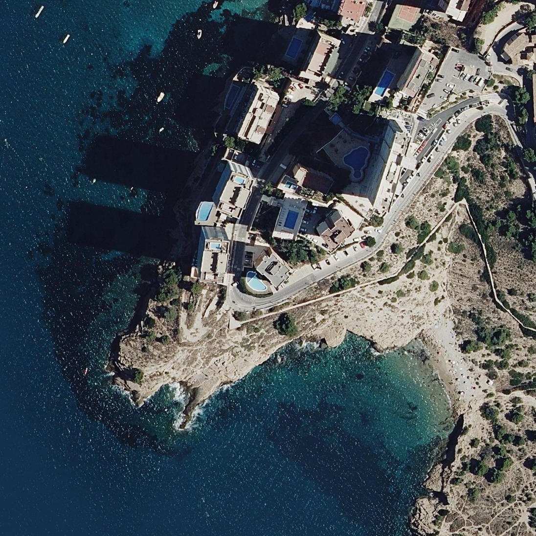 Aerial map of Punta Llisera