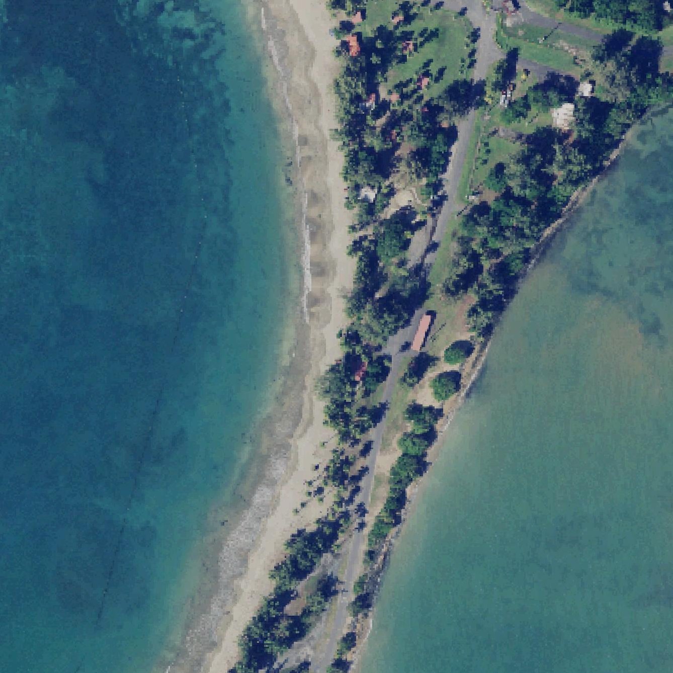 Aerial map of Punta Salinas