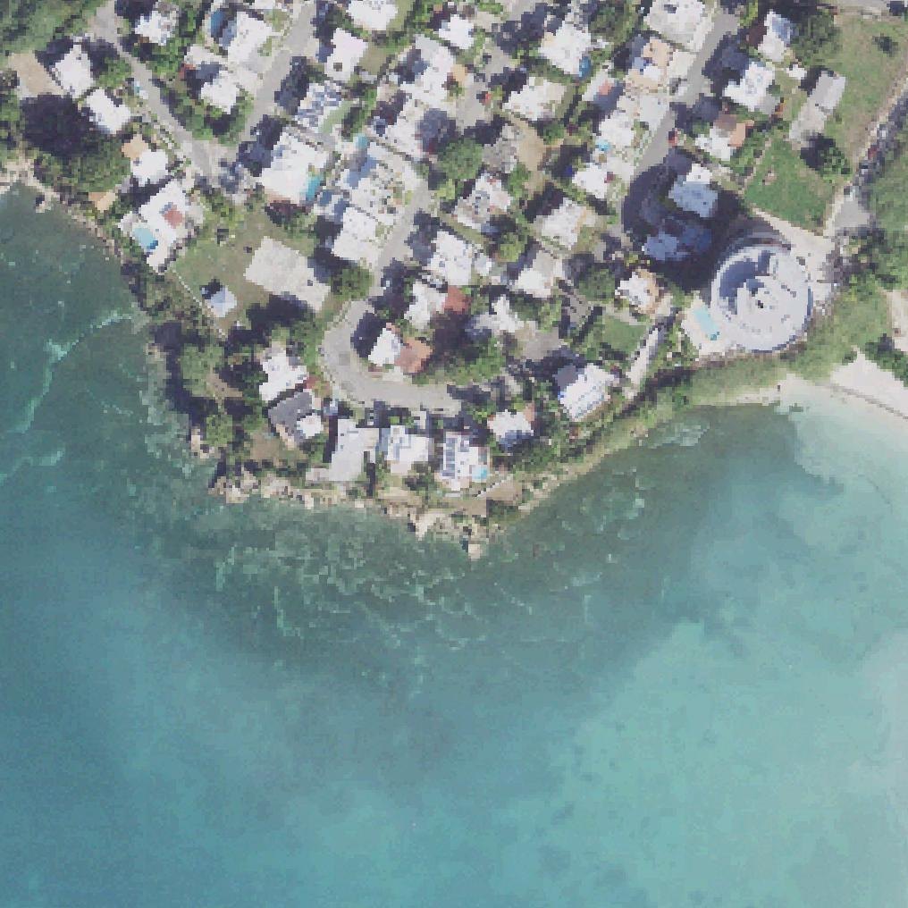 Aerial map of Punta Sombrero Beach