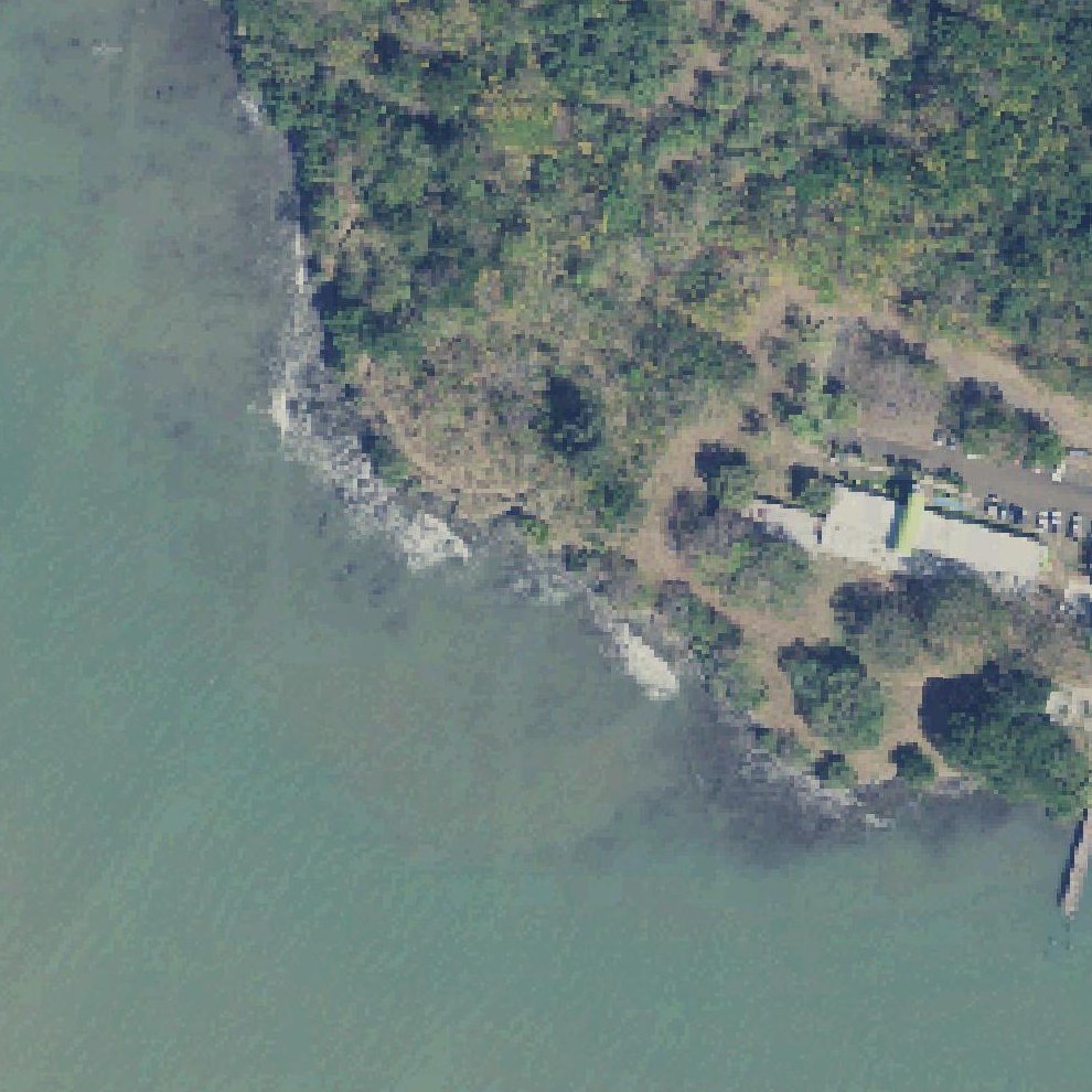 Aerial map of Puntas Arenas Beach