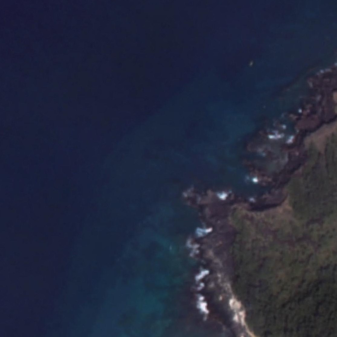 Aerial map of Puu Olai Beach