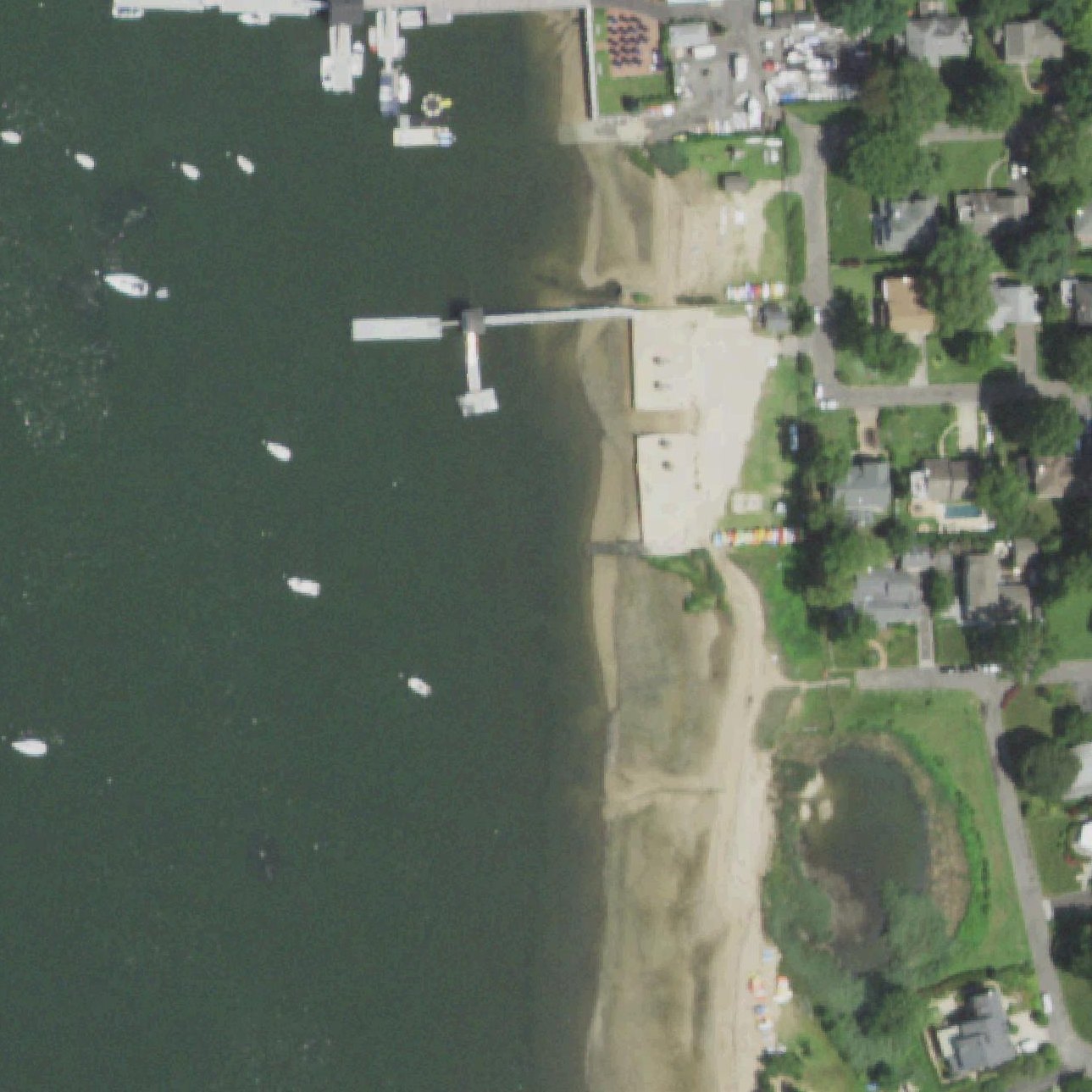 Aerial map of PWEA Beach