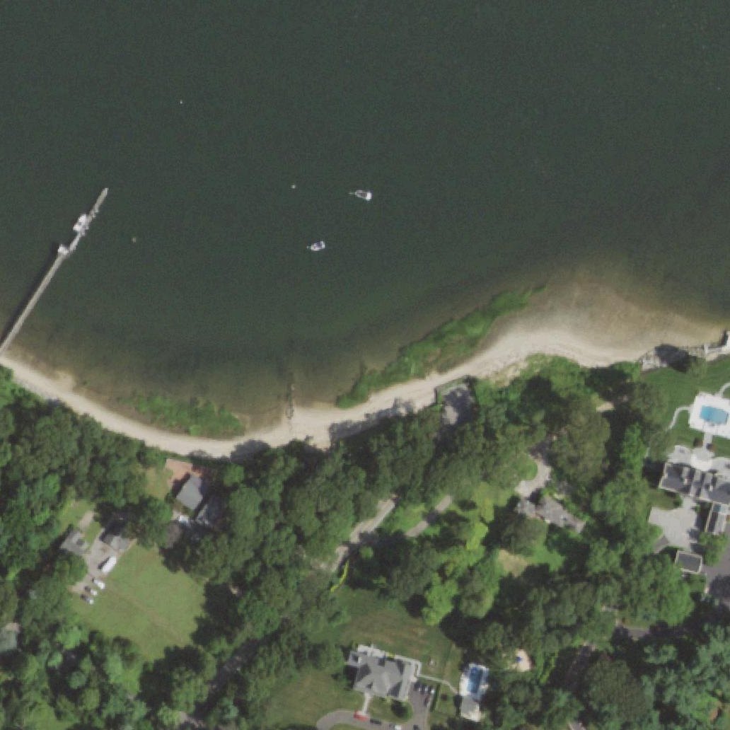 Aerial map of Quail Hill Beach