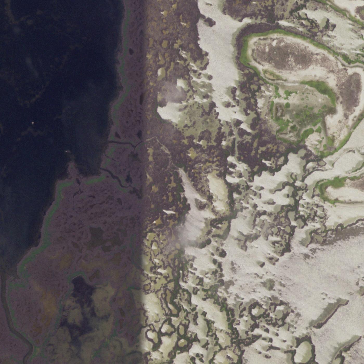 Aerial map of Quarantine Shore