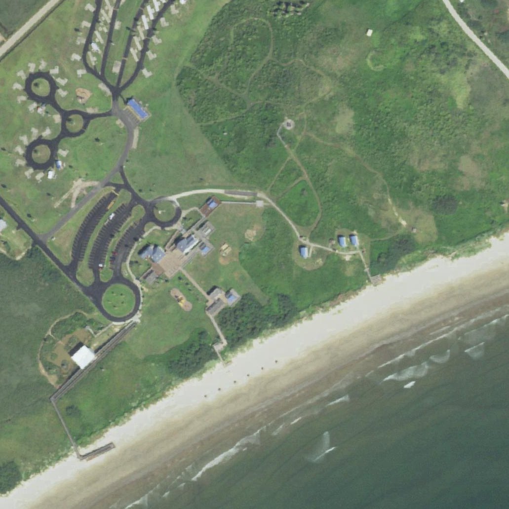 Aerial map of Quintana Beach