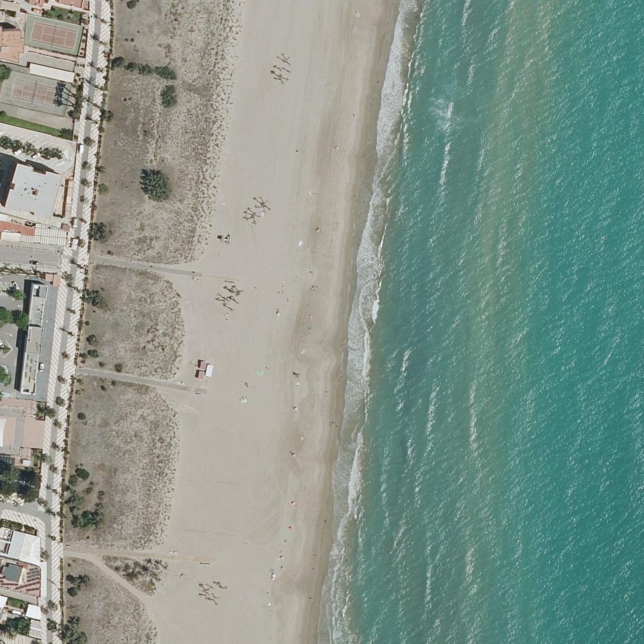 Aerial map of Racó de Mar