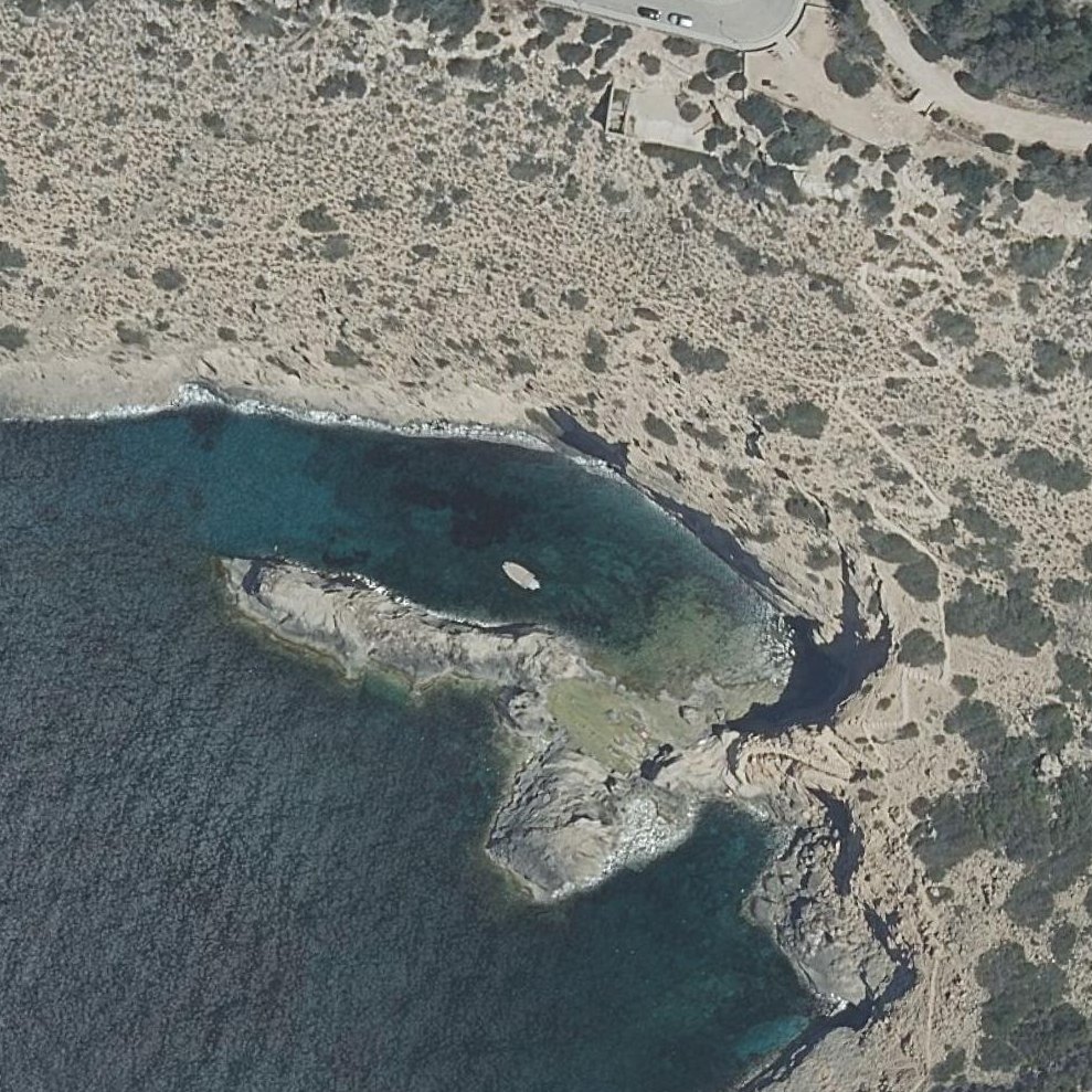 Aerial map of Racó de sa Fragata