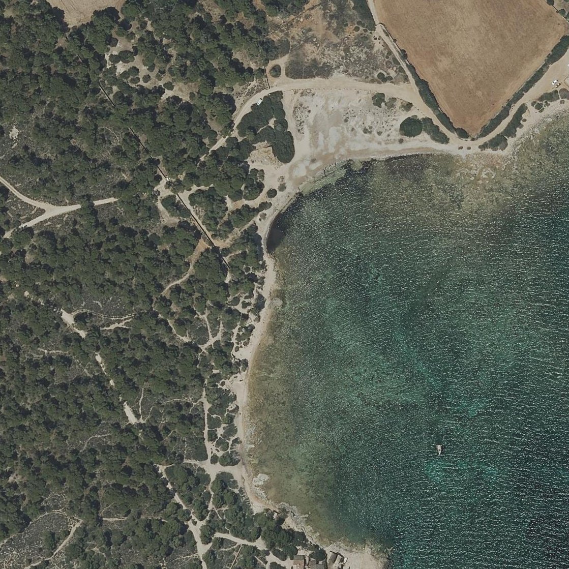 Aerial map of Racó de s’Arena