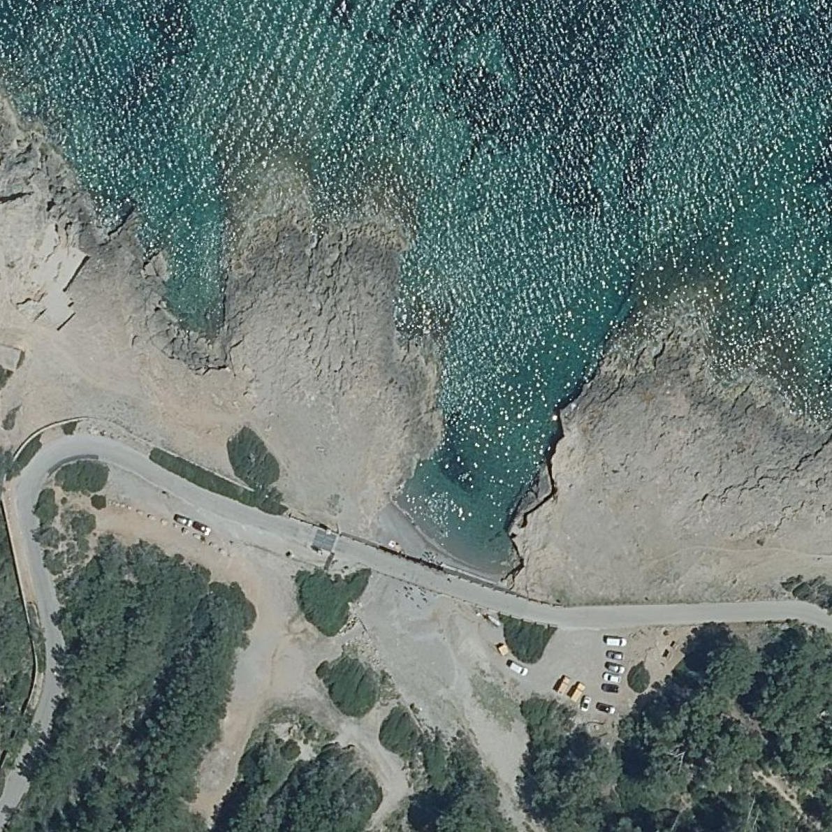 Aerial map of Racó de ses Barreres
