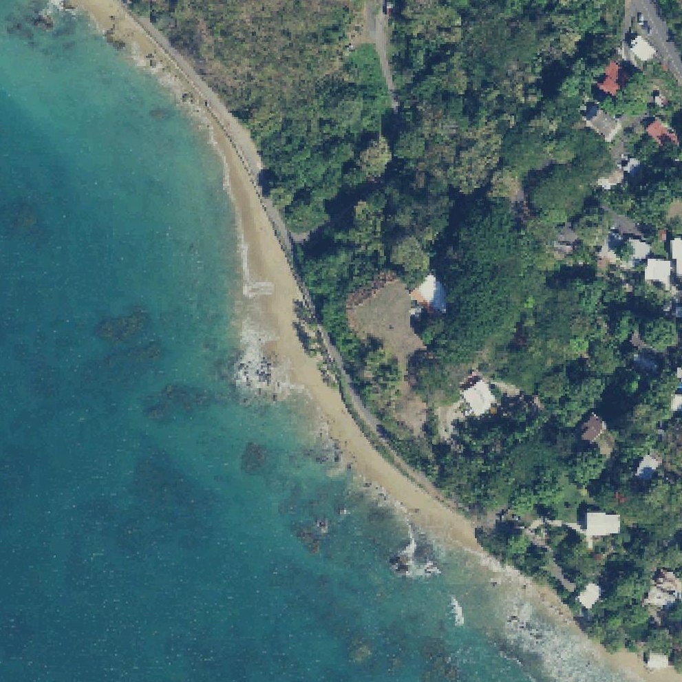 Aerial map of Railway Beach