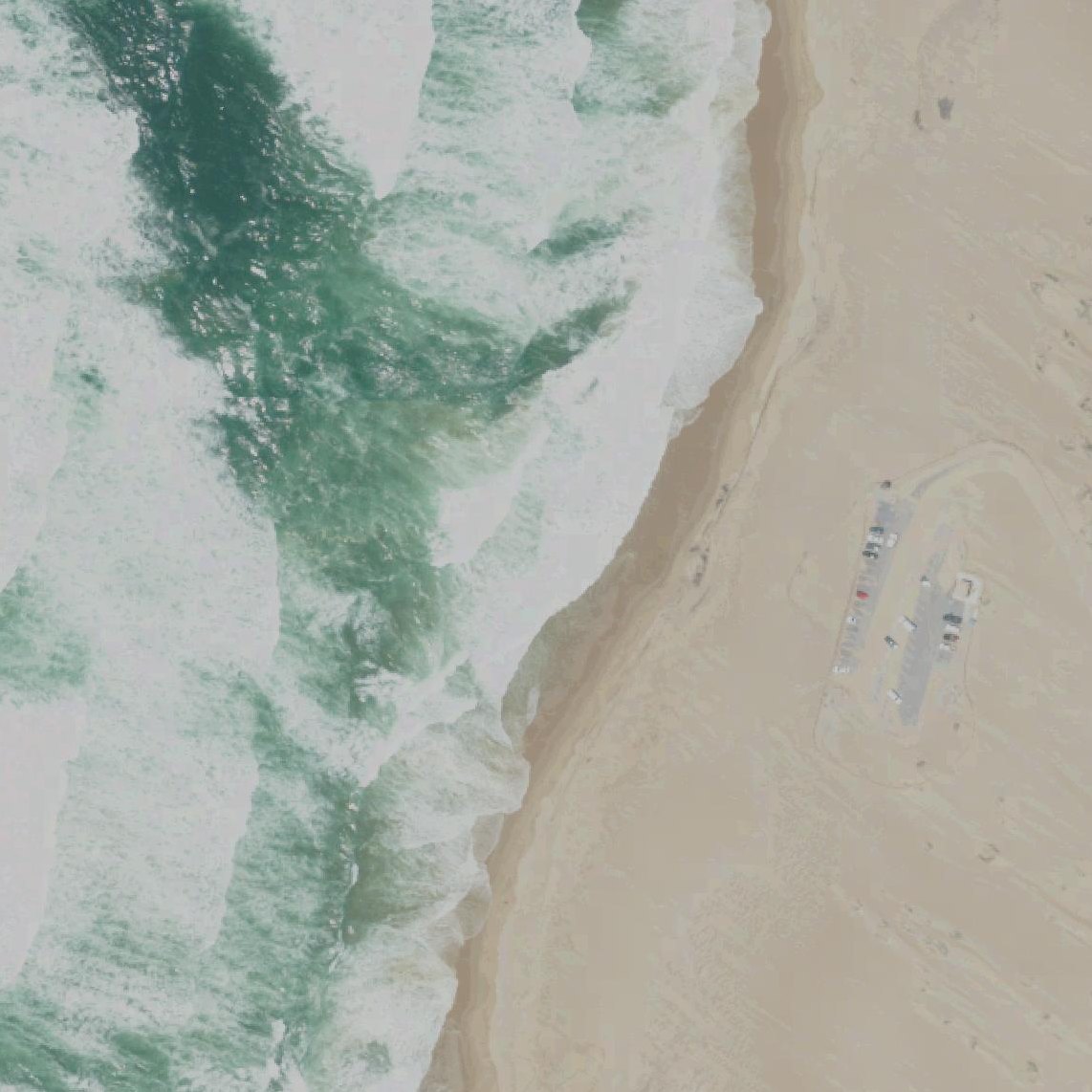 Aerial map of Rancho Guadalupe Dunes Preserve