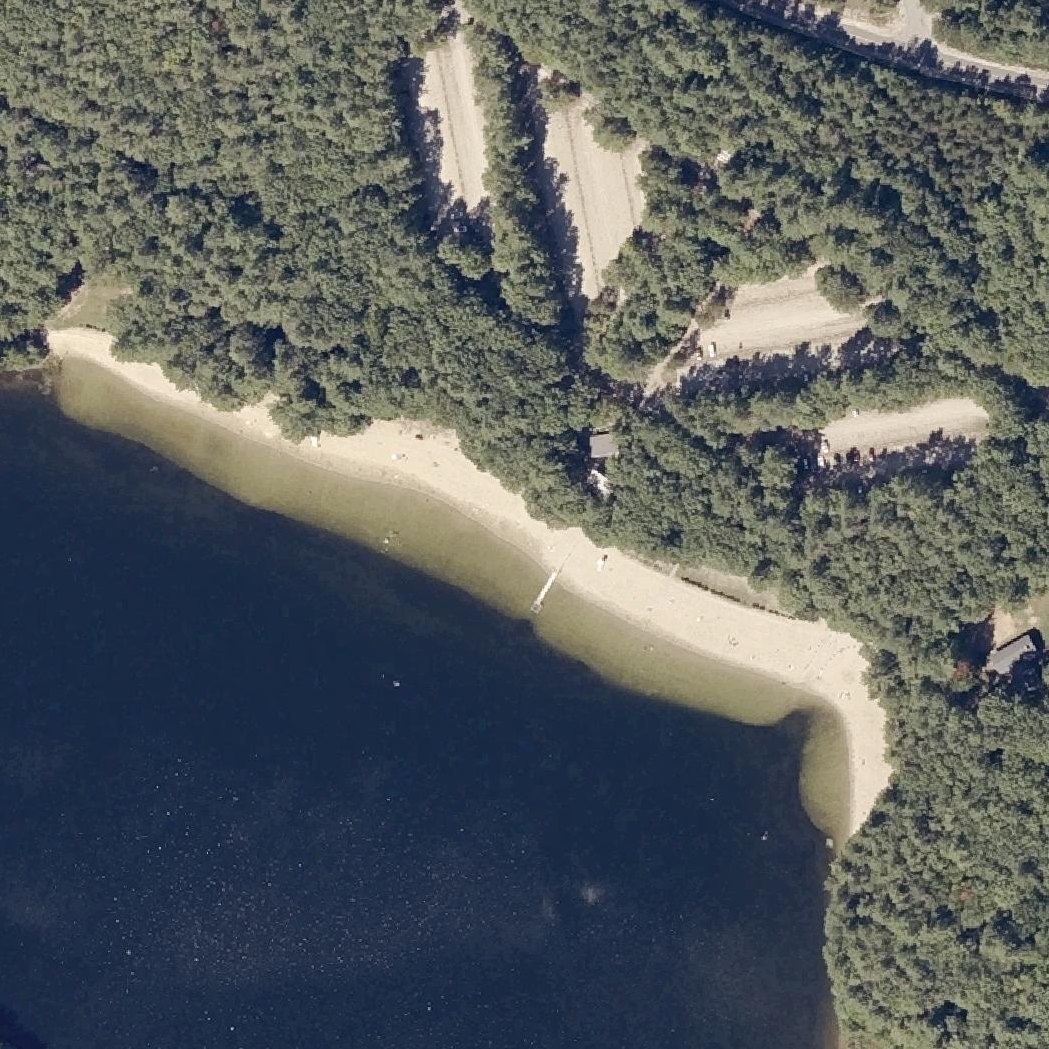 Aerial map of Range Pond Beach