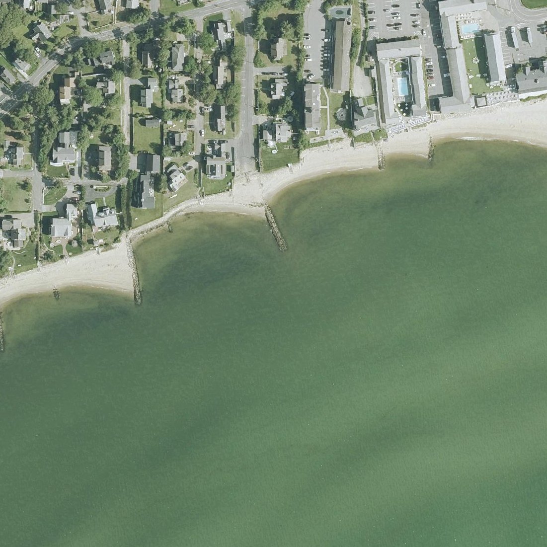 Aerial map of Raycroft Beach