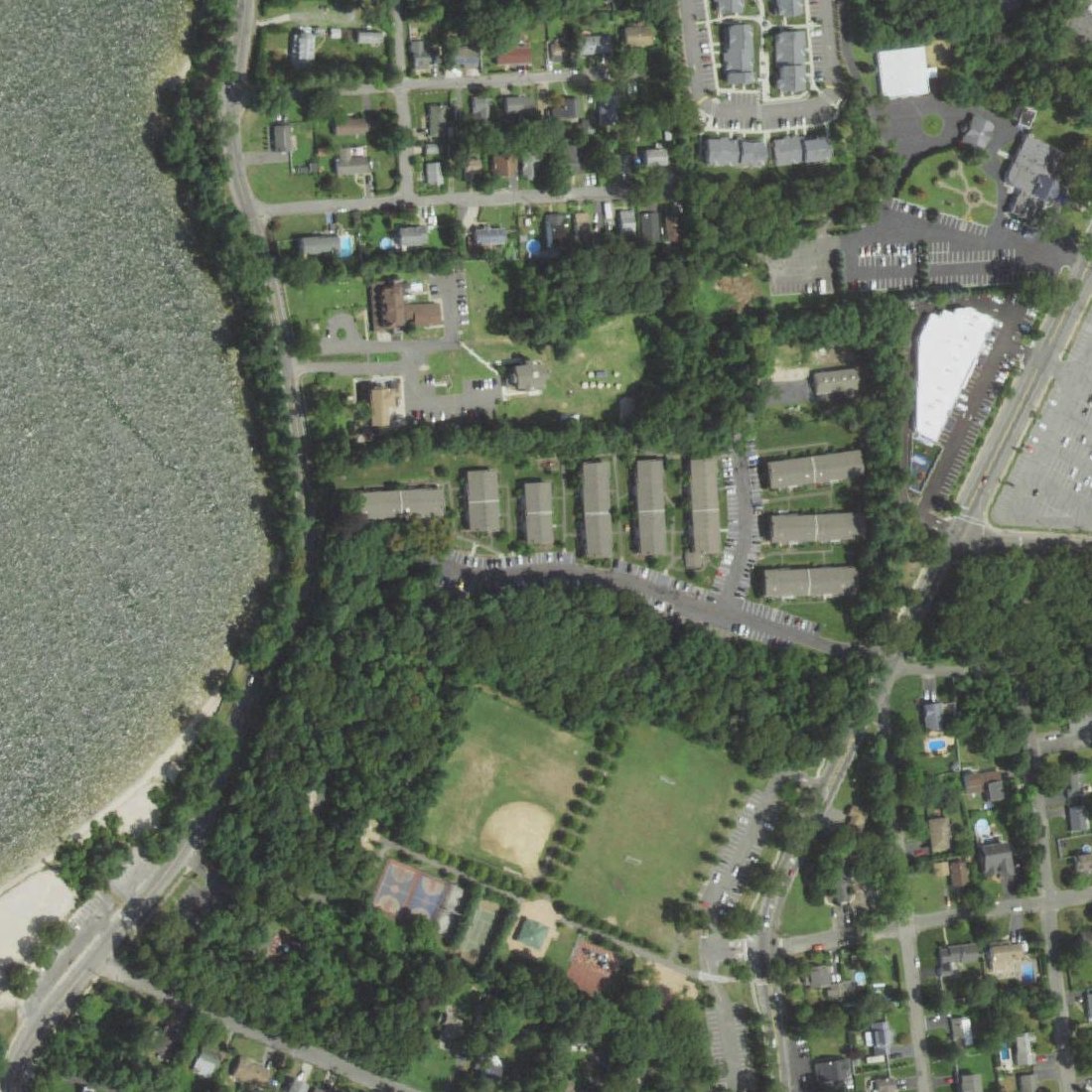 Aerial map of Raynor Beach County Park