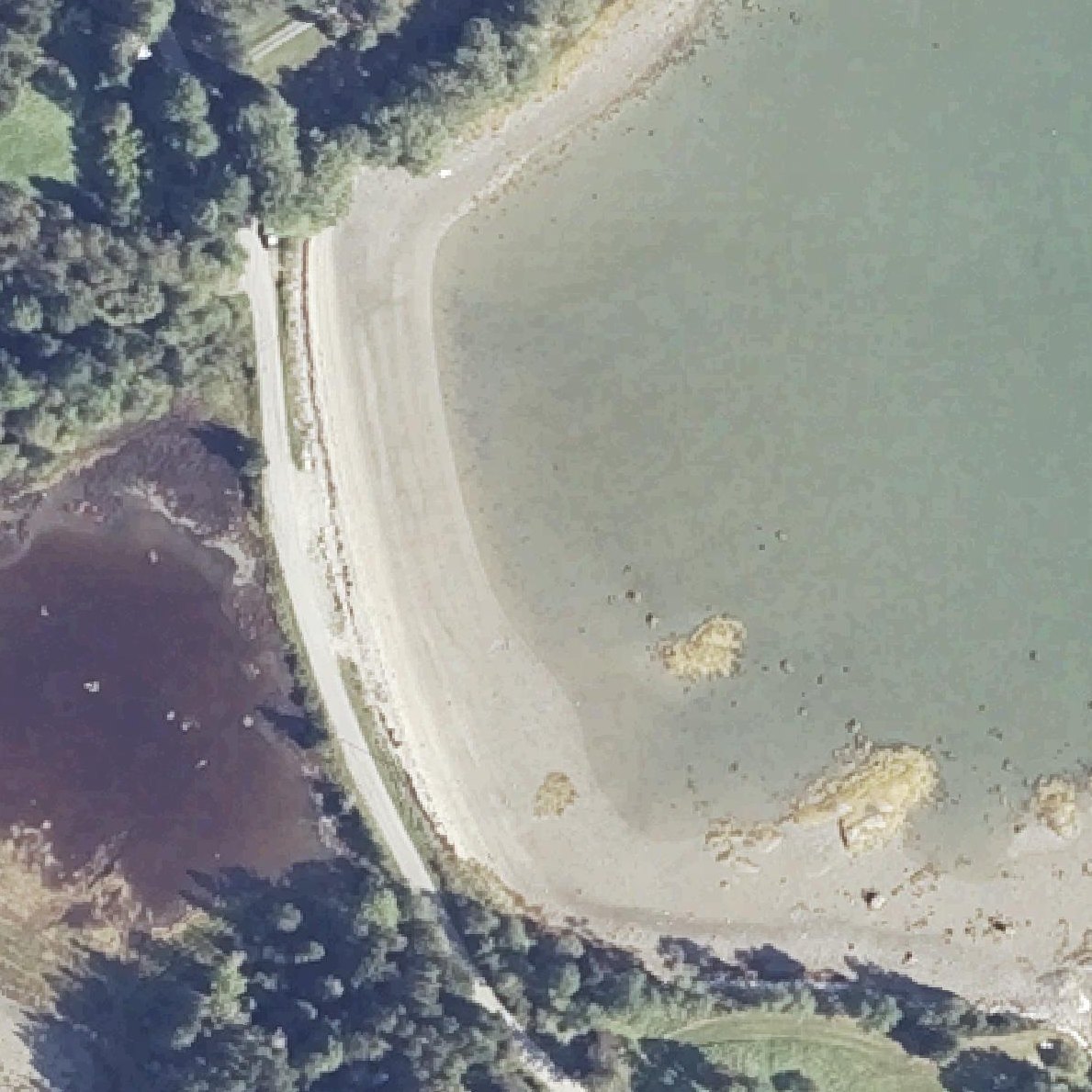 Aerial map of Reach Beach