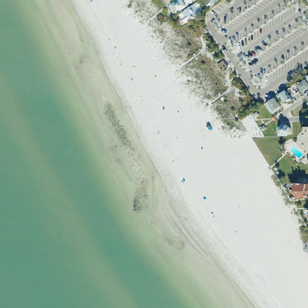 Aerial map of Redington Shores Beach Access