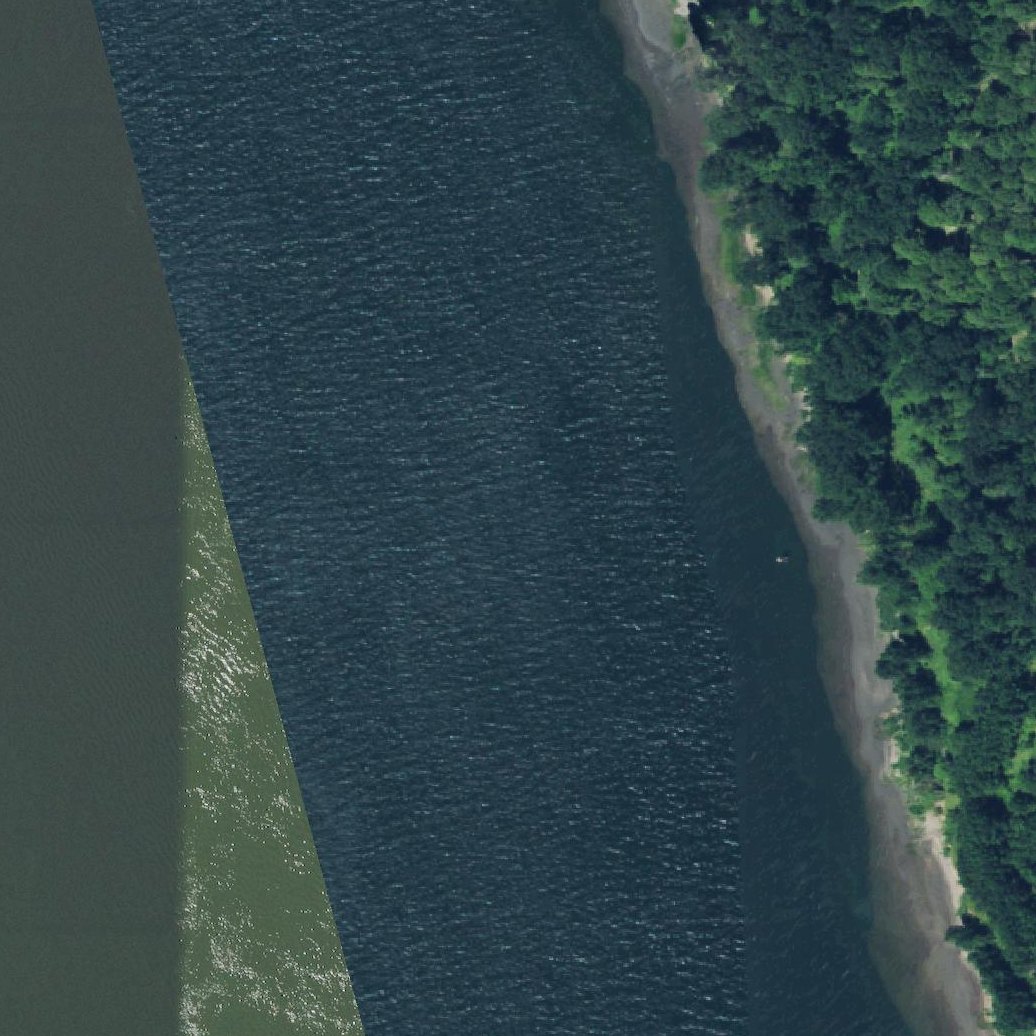 Aerial map of Reeder Beach