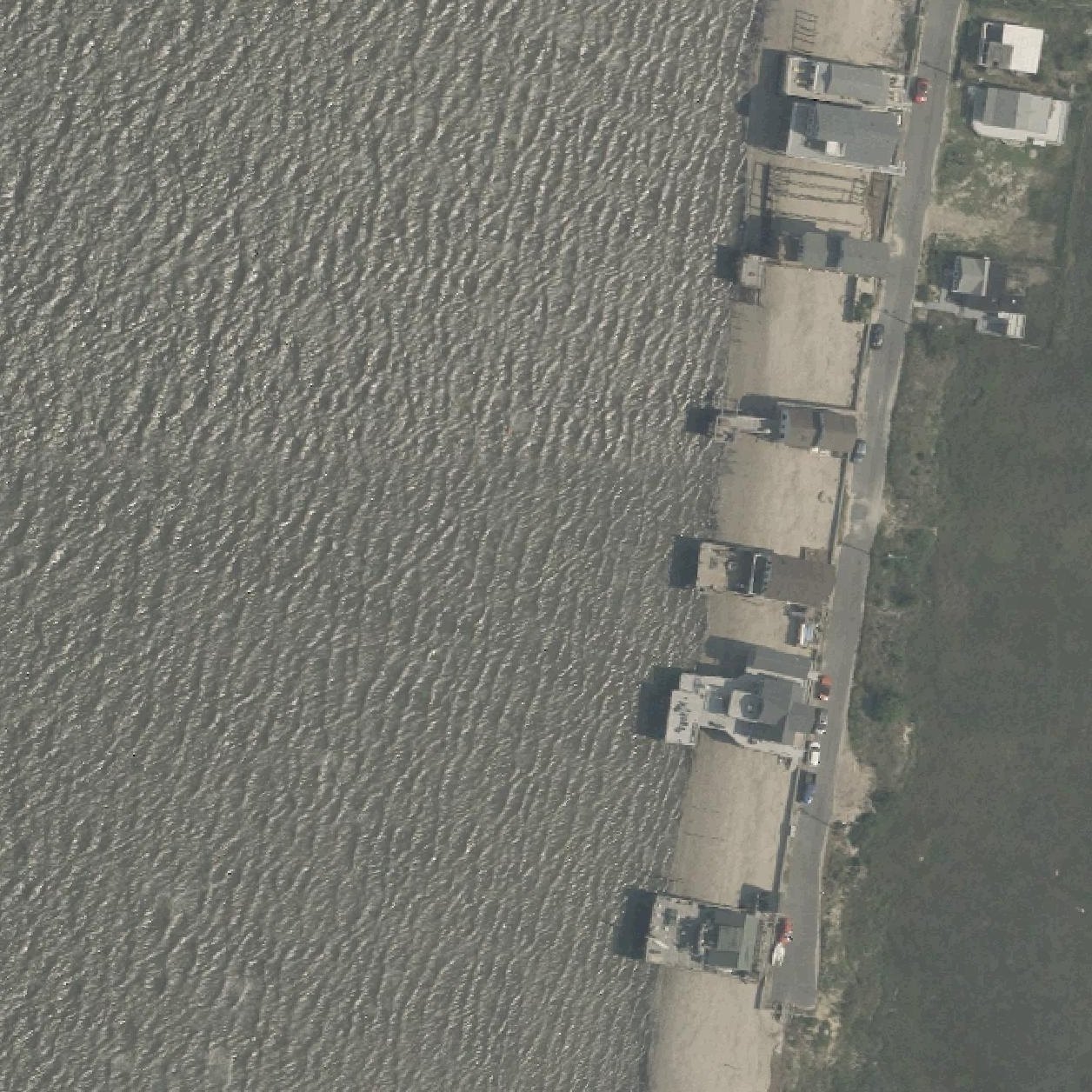 Aerial map of Reeds Beach, Cape May County