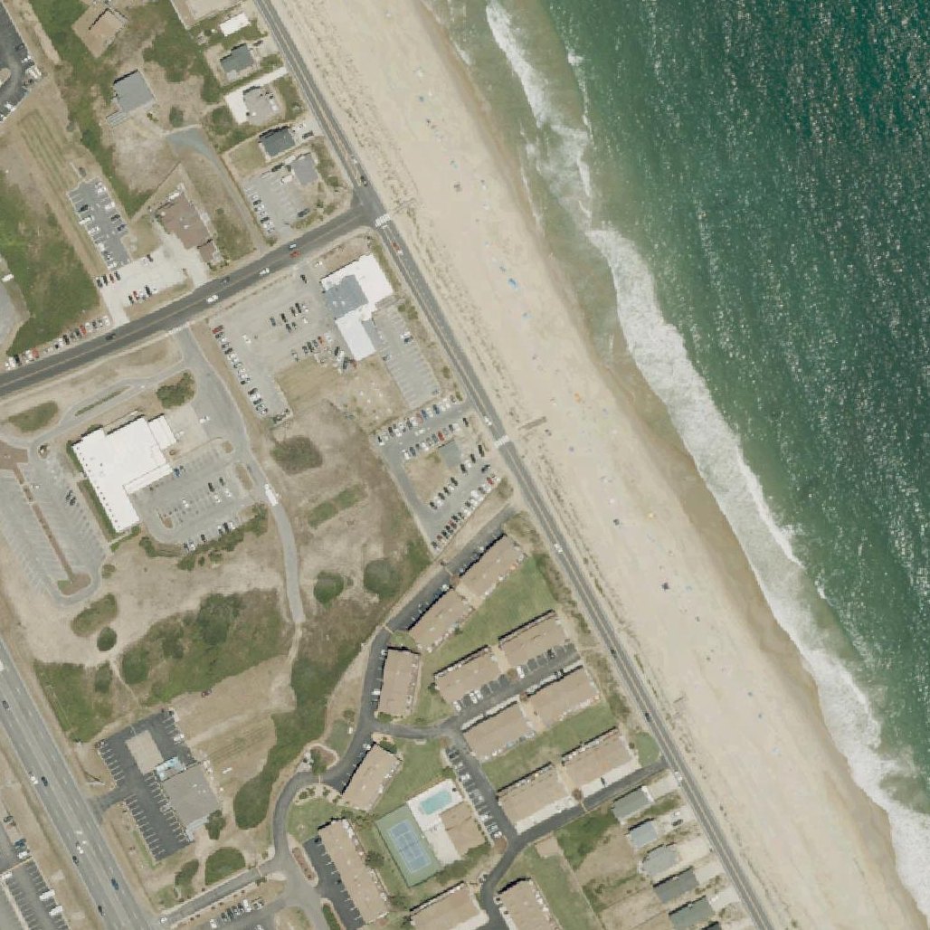 Aerial map of Regional Public Beach Access - Kitty Hawk