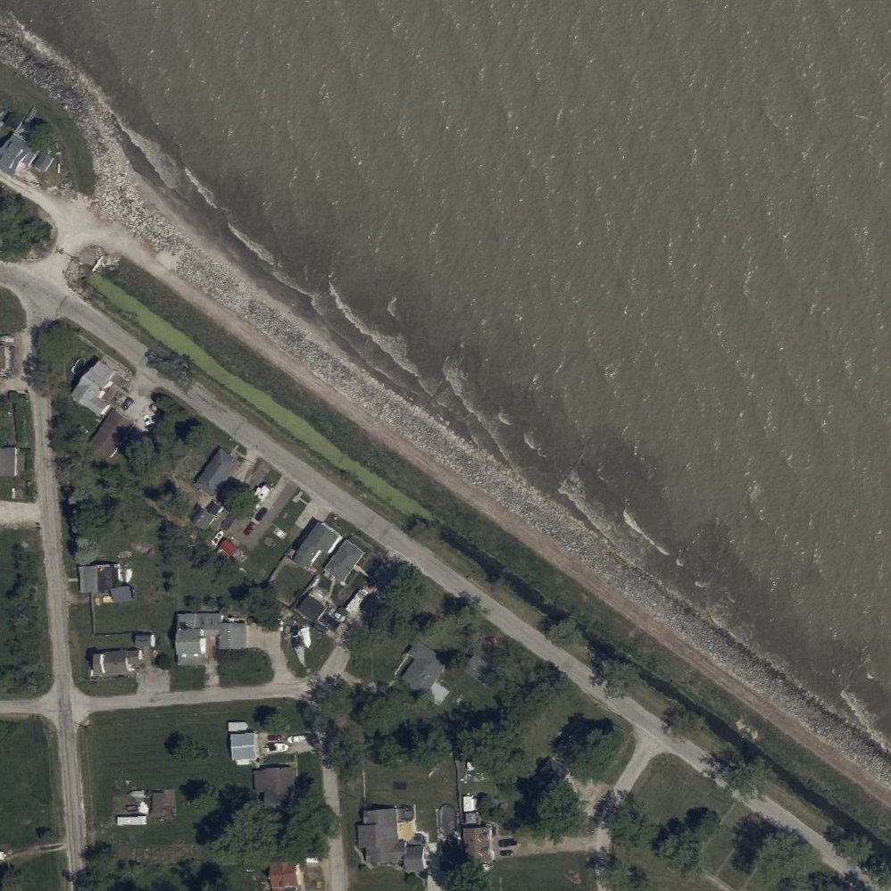 Aerial map of Reno Beach