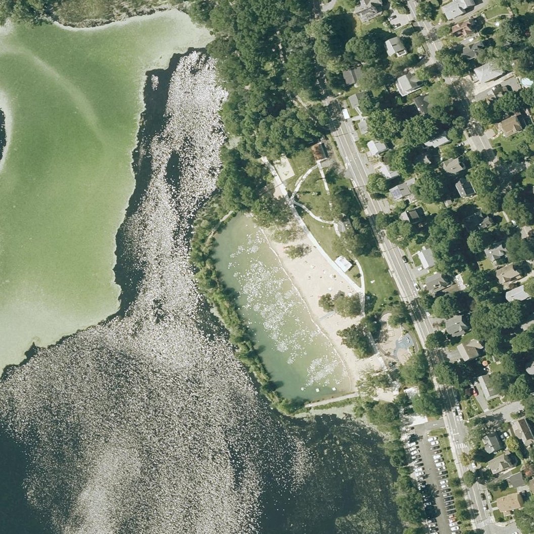 Aerial map of Reservoir Beach